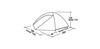 Picture of Meteor 300 Tent Rustic Green